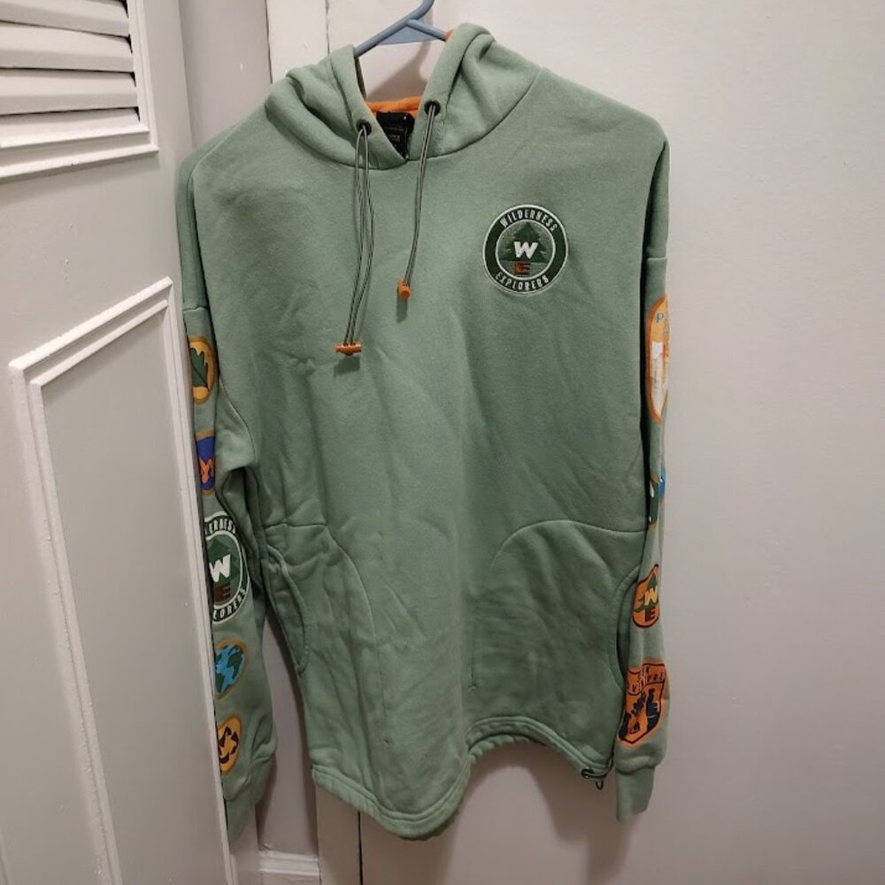 Disney Up Patches Hoodie (Men's Small)